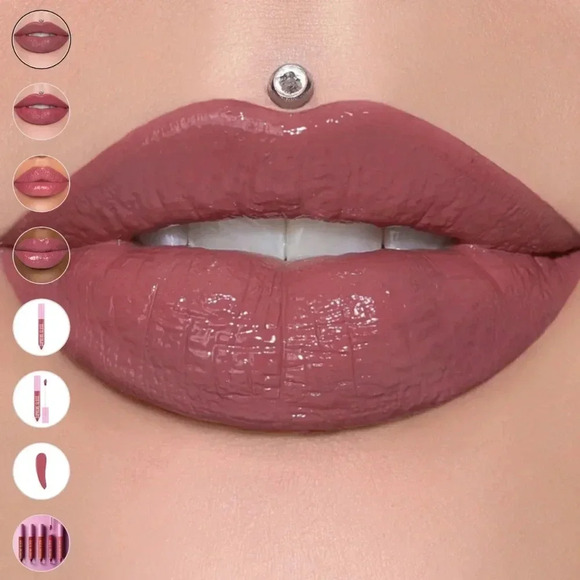 Please forgive me Jeffree Star Supreme Gloss - NWT -  Deep Rose - Mauve - Picture 2 of 10